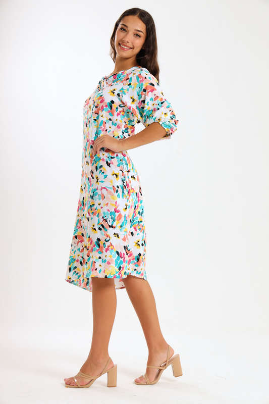 Ladies Midaxi Summer Dress  With Pockets
