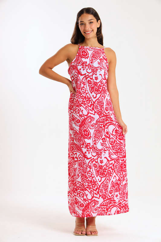 Ladies Vera Strappy Summer Maxi Dress