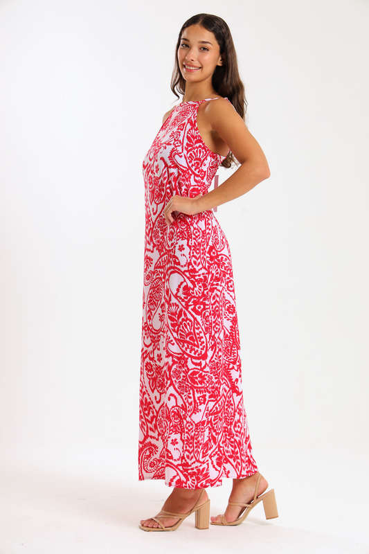 Ladies Vera Strappy Summer Maxi Dress