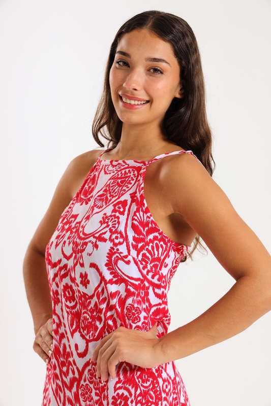 Ladies Vera Strappy Summer Maxi Dress