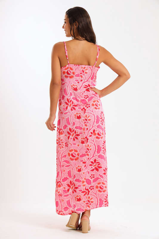 Ladies Vera Strappy Summer Maxi Dress