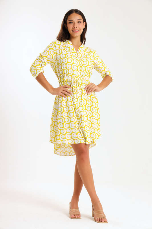 Luciana Tiered Summer Maxi Short Dress