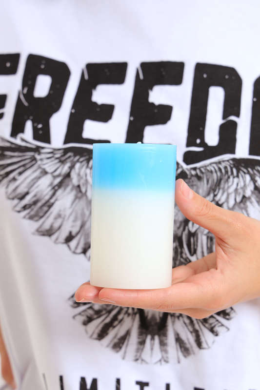 Magic Colour Changing Wax Candle