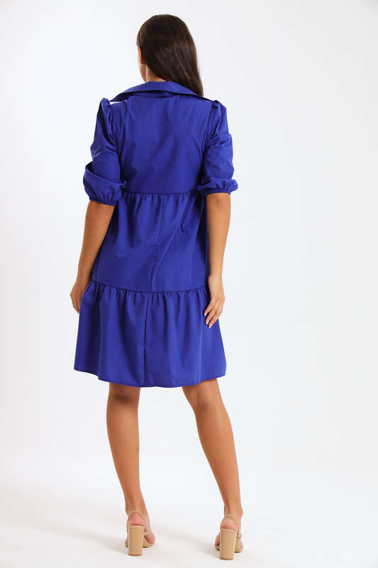 Molly Collared Tiered Dress