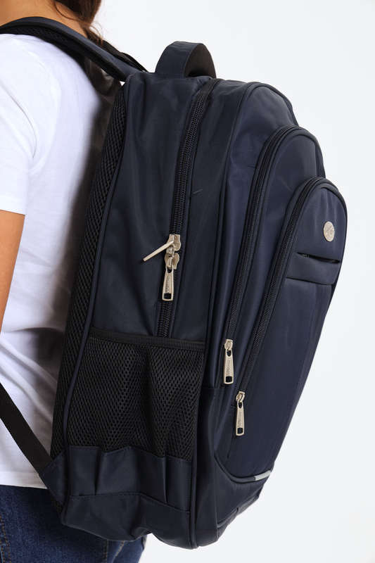 Powerland Laptop Backpack or School Bag with Multiple Compartments Navy XL
