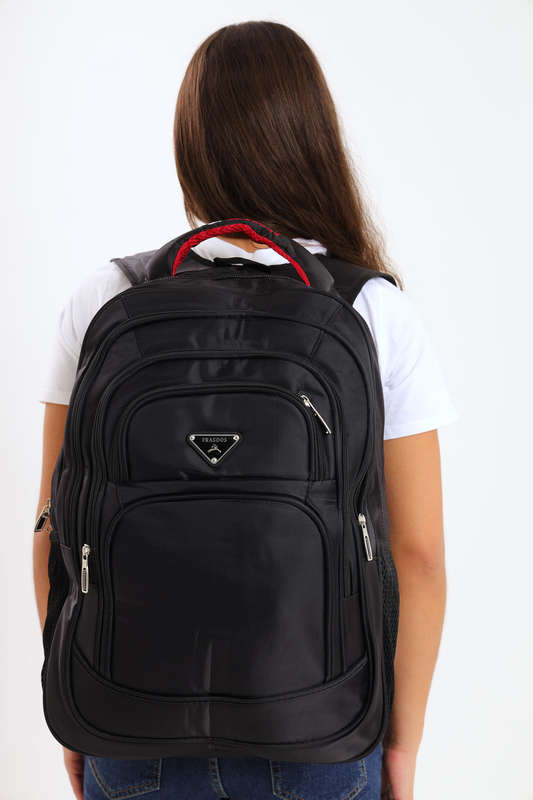 PRASDOS Backpack Black School Bag  Travel Bag With Multiple Compartments XL
