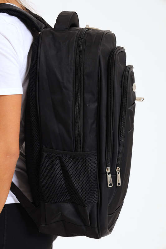 Powerland Laptop Backpack or School Bag with Multiple Compartments 2XL Black