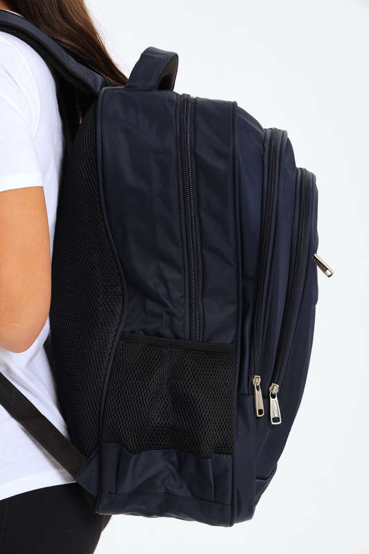 Powerland Laptop Backpack or School Bag with Multiple Compartments 2XL Navy