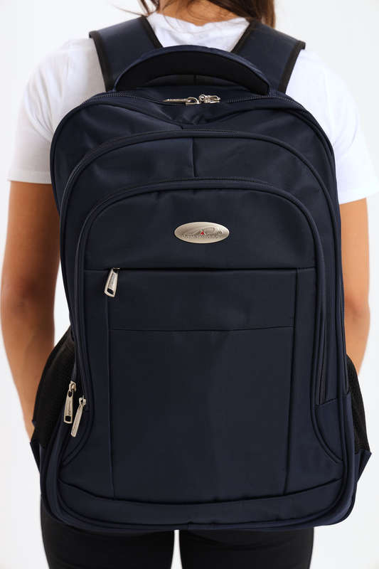 Powerland Laptop Backpack or School Bag with Multiple Compartments 2XL Navy