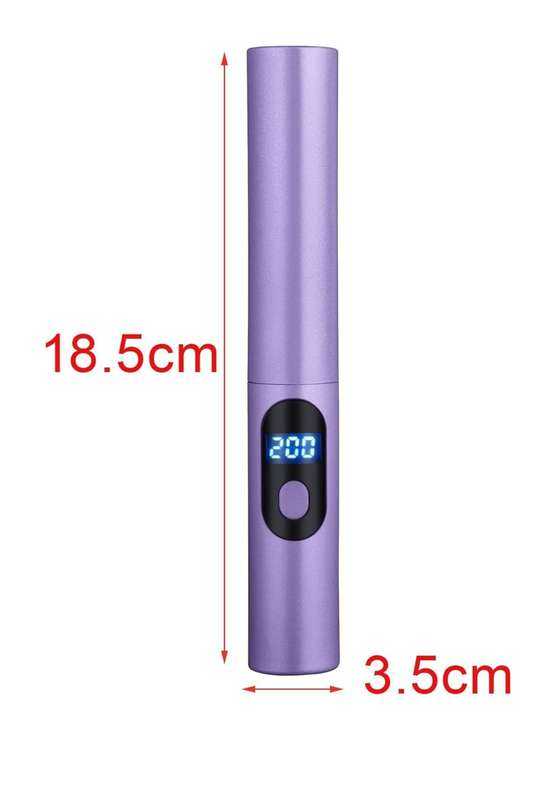 Senza® 2 In 1 Lazy Wireless Hot Comb Portable Mini USB Rechargeable Travel Hair Straightener