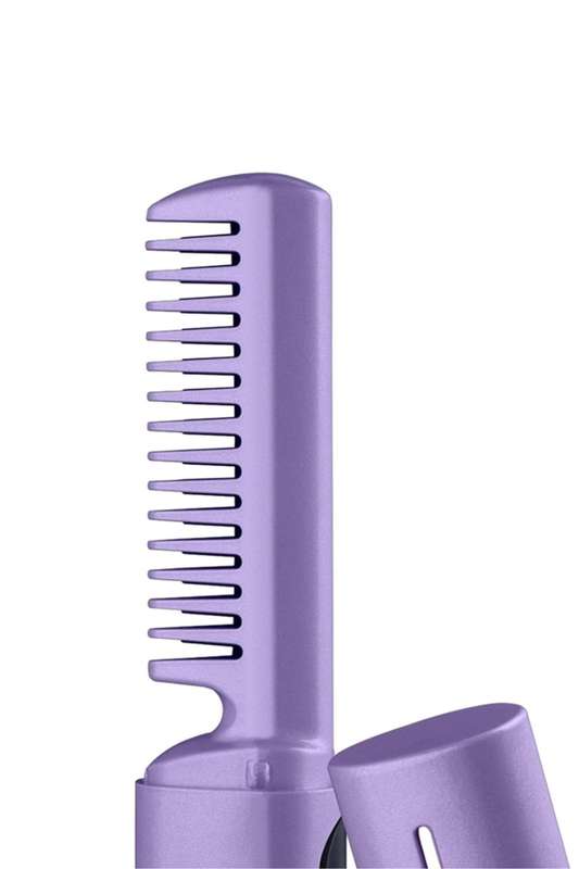 Senza® 2 In 1 Lazy Wireless Hot Comb Portable Mini USB Rechargeable Travel Hair Straightener