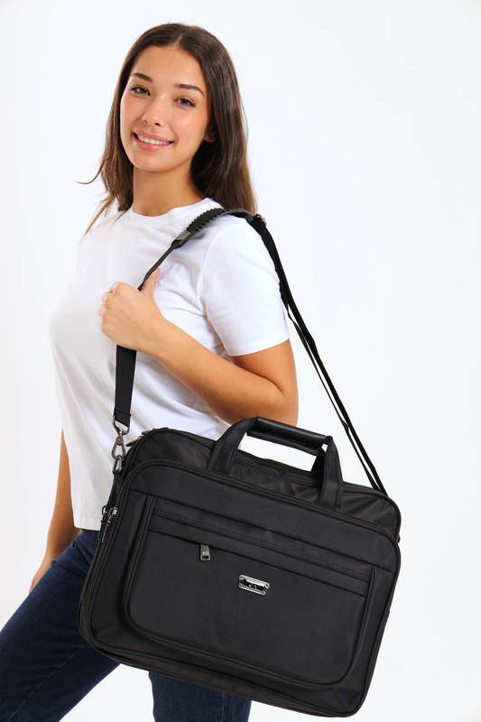 Senza® Black Laptop Bag Waterproof Heavy-Duty