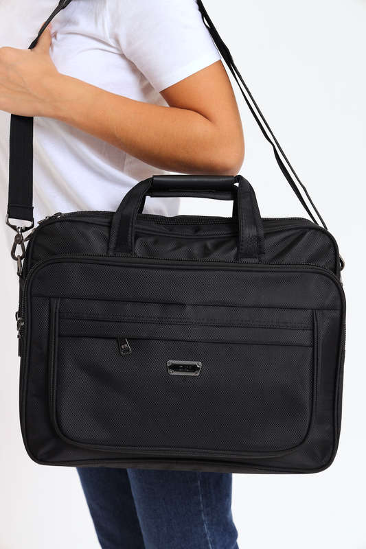 Senza® Black Laptop Bag Waterproof Heavy-Duty