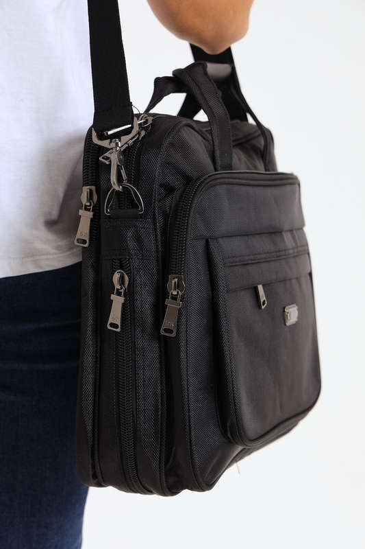 Senza® Black Laptop Bag Waterproof Heavy-Duty
