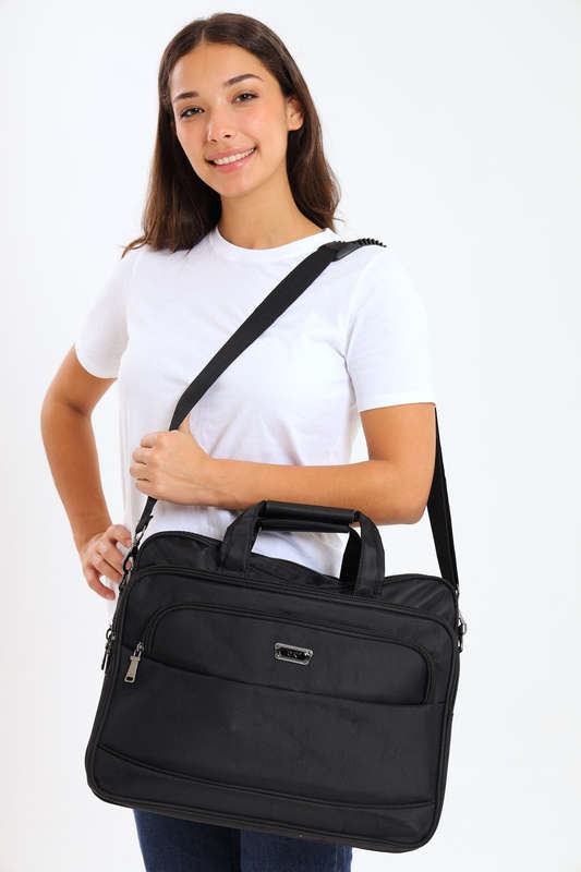 Senza® Black Laptop Bag Waterproof Heavy-Duty