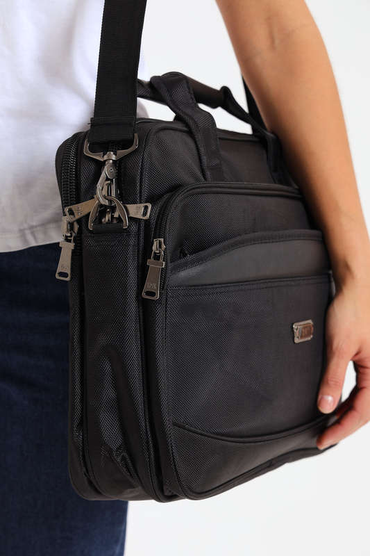 Senza® Black Laptop Bag Waterproof Heavy-Duty