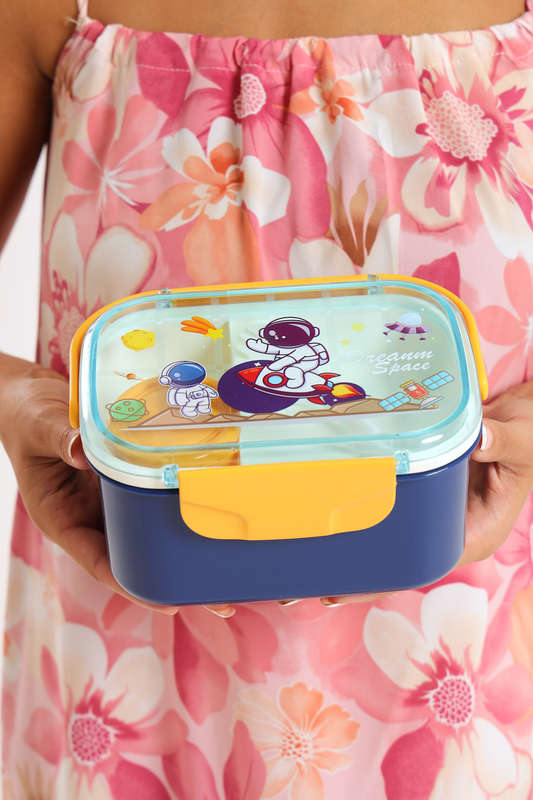 Senza® Dual Layer Lunch Box Set With Spoon &amp; Sauce Container 1600ml