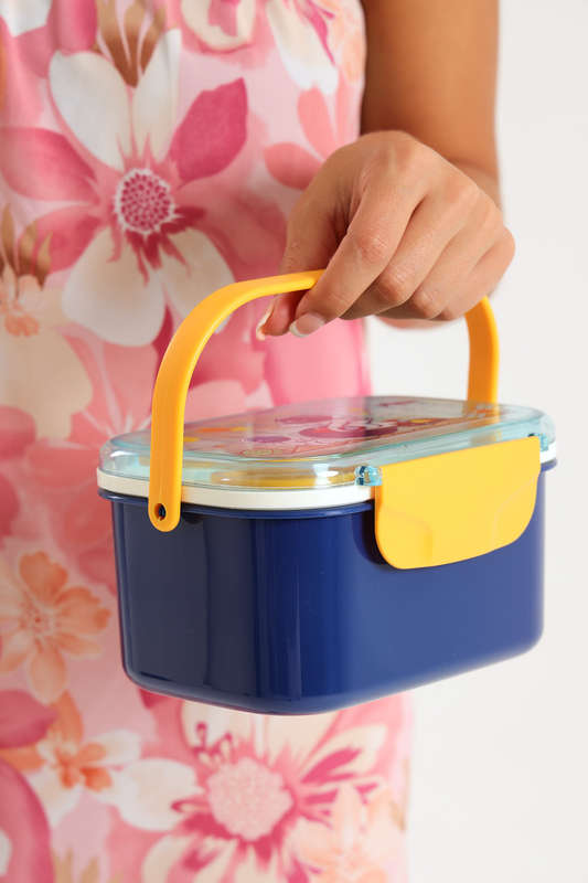 Senza® Dual Layer Lunch Box Set With Spoon &amp; Sauce Container 1600ml
