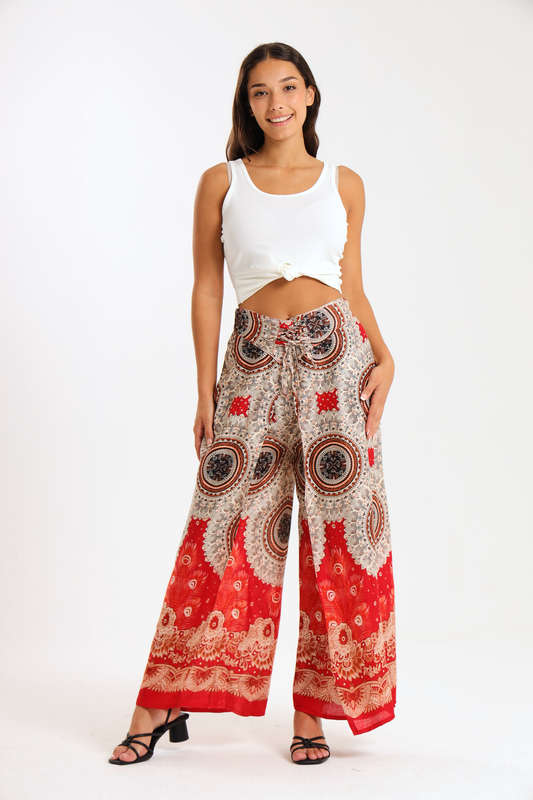 Senza® Ladies Genie Boho Harem Wide Leg Wrap Pants