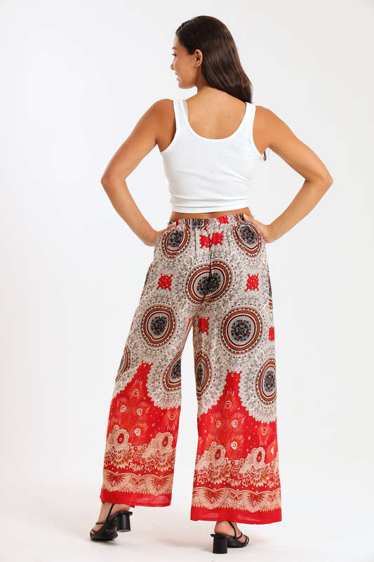 Senza® Ladies Genie Boho Harem Wide Leg Wrap Pants