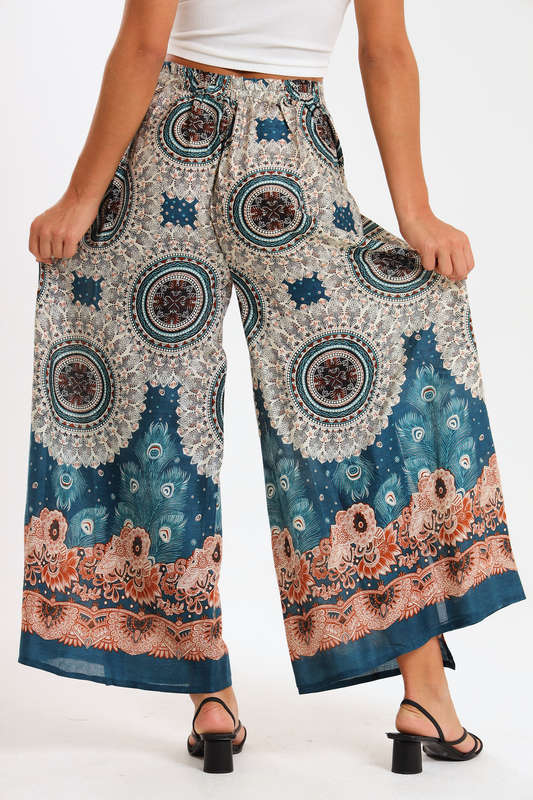 Senza® Ladies Genie Boho Harem Wide Leg Wrap Pants
