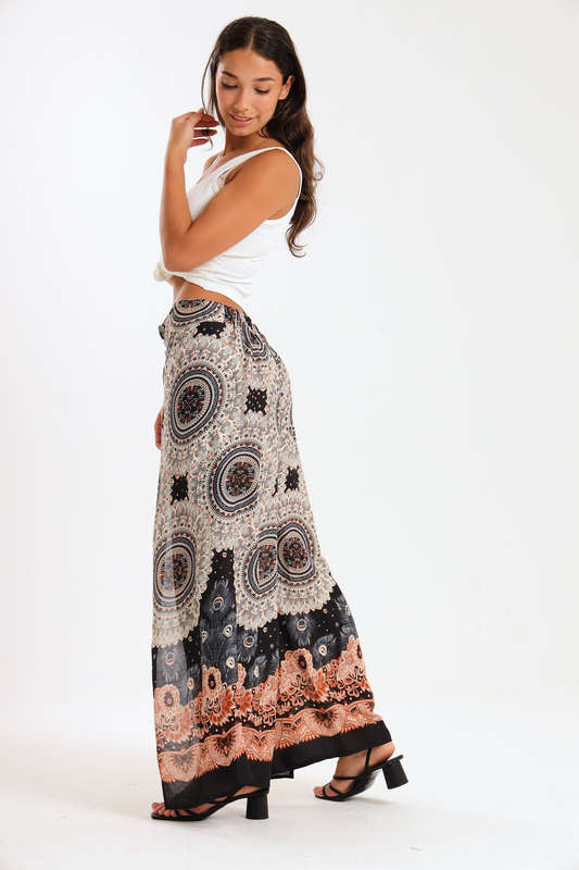 Senza® Ladies Genie Boho Harem Wide Leg Wrap Pants