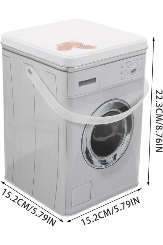 Senza® Metal Laundry Detergent Washing Powder Storage Container