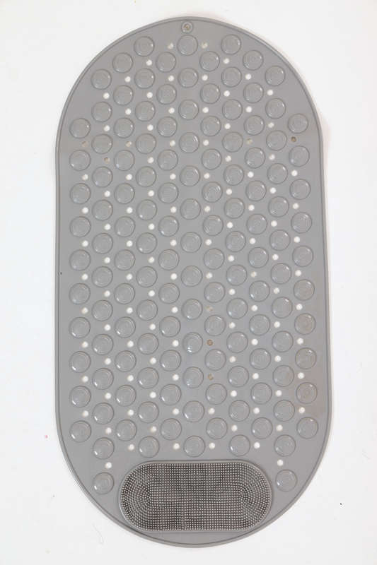 Senza® Non-Slip Cleaning Massage PVC Shower Mat With Suction Pad Oval