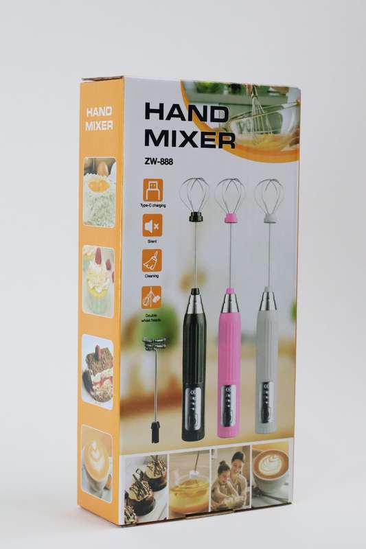 Senza® Rechargeable Multi-Functional Hand Mixer Milk Frother