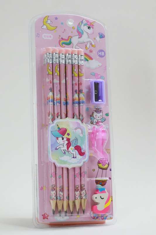 Spaceman School 12 Piece Pencil Set Boys and Girls