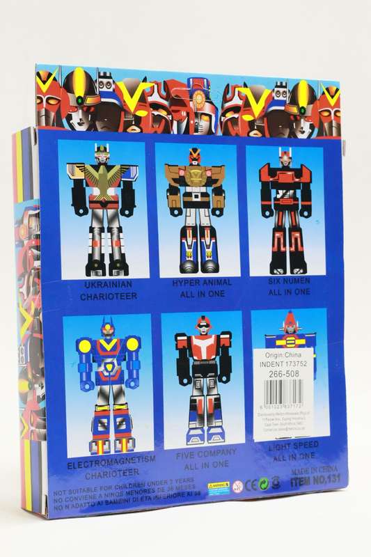 Boys Playset Figurine Robot 6 Piece 8cm