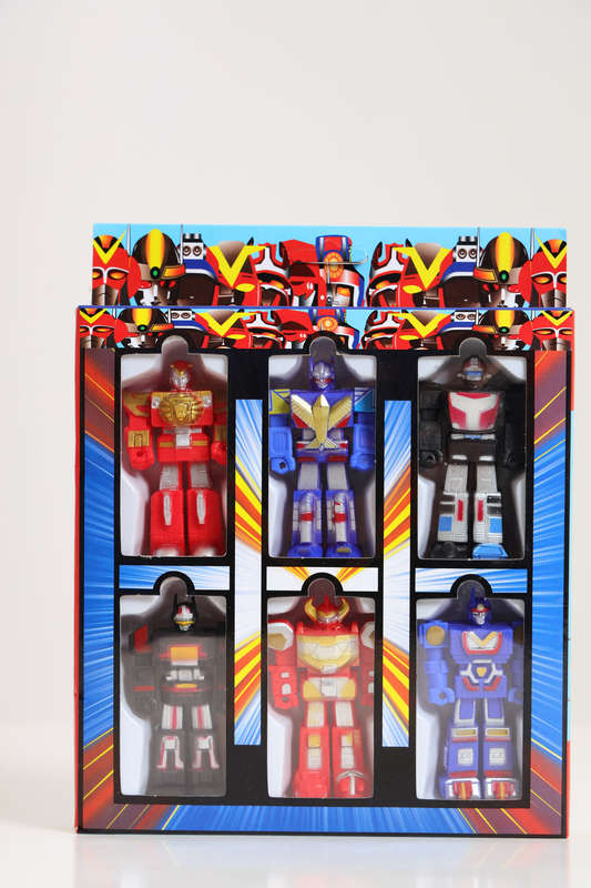 Boys Playset Figurine Robot 6 Piece 8cm