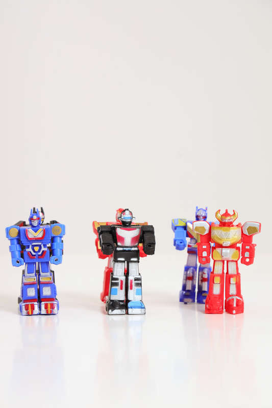 Boys Playset Figurine Robot 6 Piece 8cm