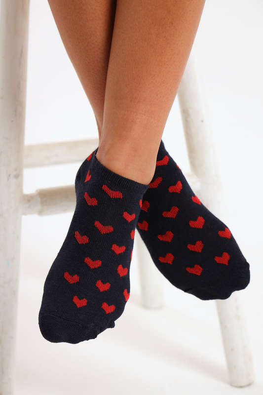 Senza® Ladies 12 Pair Printed Ankle Socks