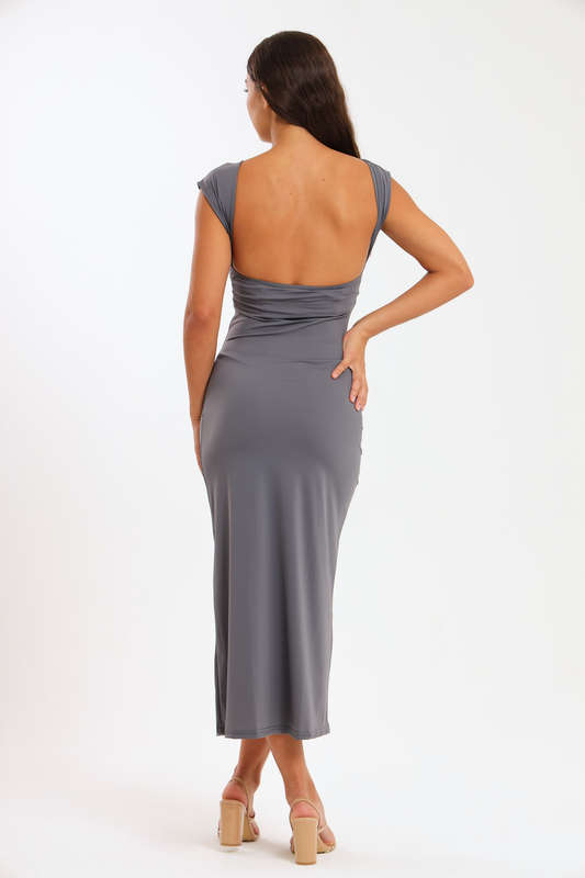 Ladies Bodycon Dress Open Back
