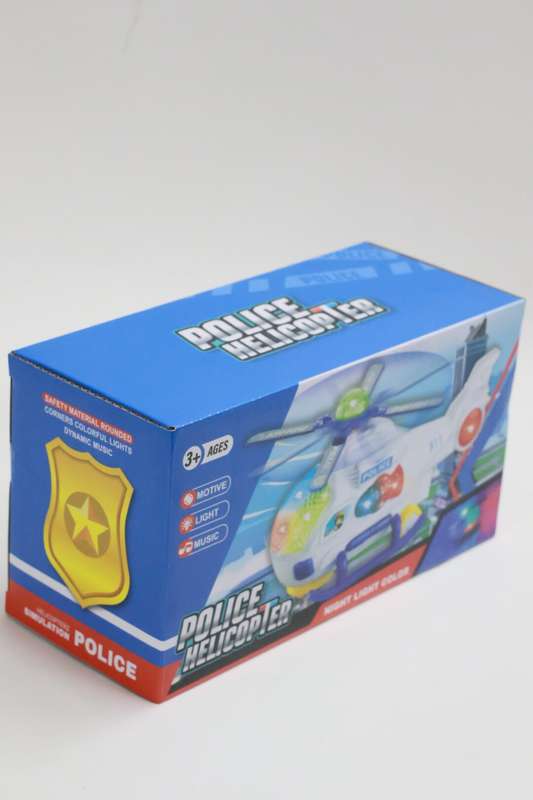 Police Helicopter With Sound And Light Battery Operated