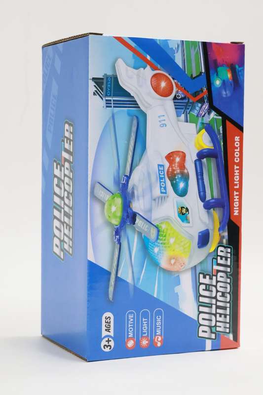 Police Helicopter With Sound And Light Battery Operated