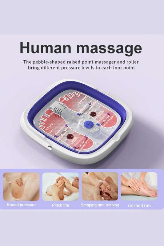 Senza® Collapsible Foot Bath Massager with Heat, Temperature Control