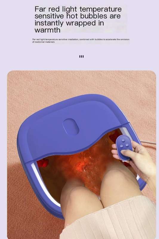 Senza® Collapsible Foot Bath Massager with Heat, Temperature Control