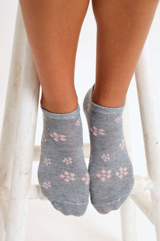 Senza® Ladies 12 Pair Printed Ankle Socks