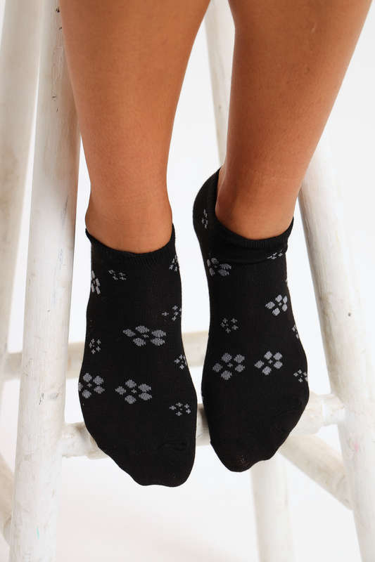 Senza® Ladies 12 Pair Printed Ankle Socks