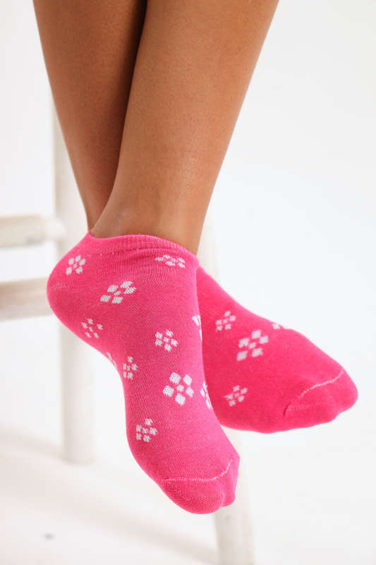 Senza® Ladies 12 Pair Printed Ankle Socks