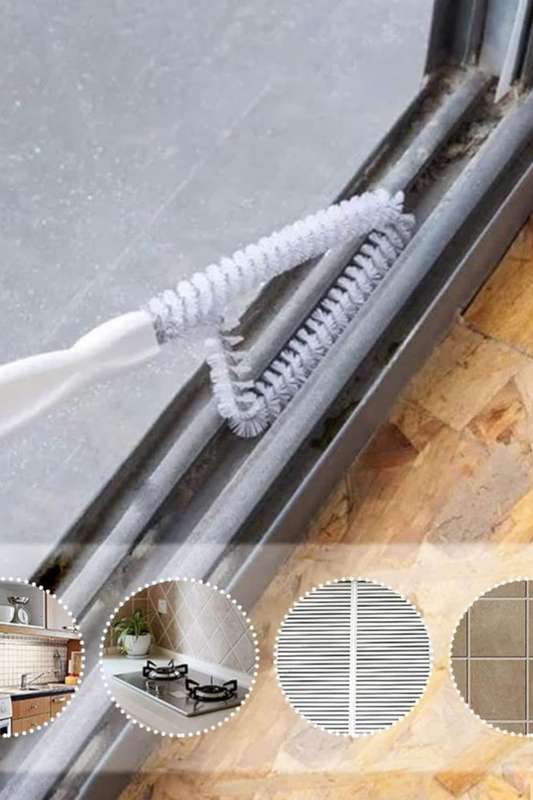 Senza® Multipurpose Crevice Cleaning Brush For Sliding Doors PROMO-2-FOR-1