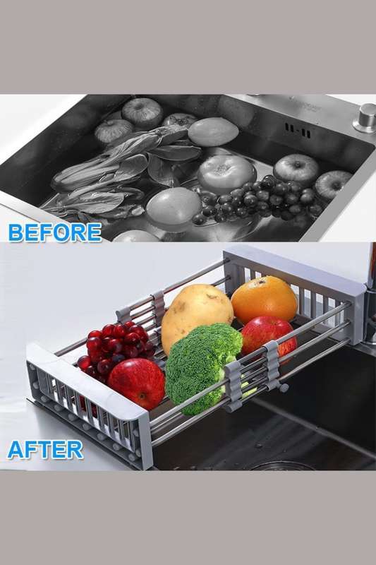 Senza® Retractable Dish Drying - Organizing Rack