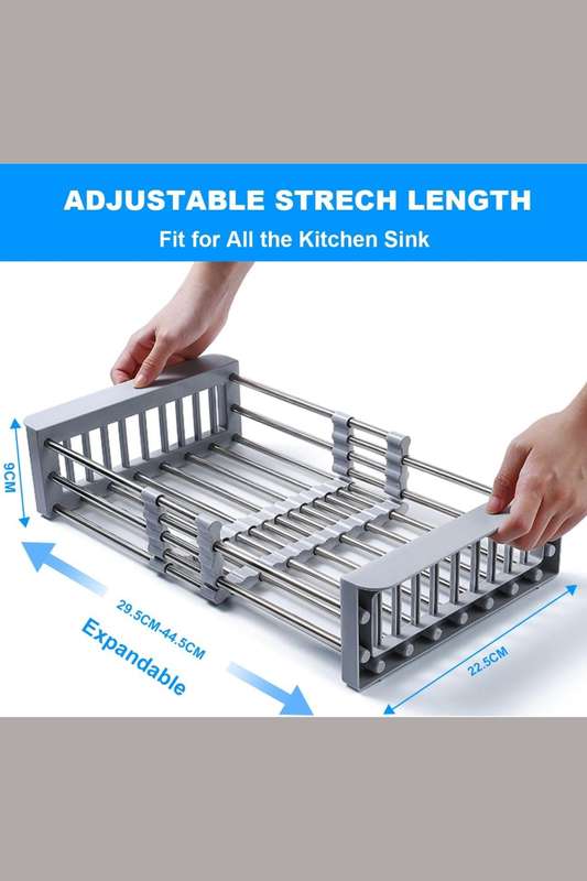 Senza® Retractable Dish Drying - Organizing Rack