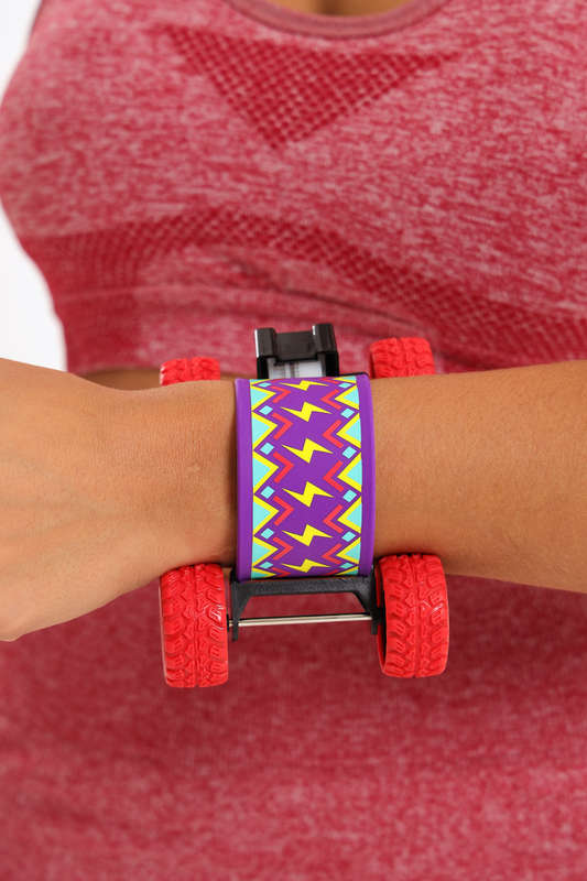 Senza® Slap On Pullback Skateboard Bracelet With Wheels
