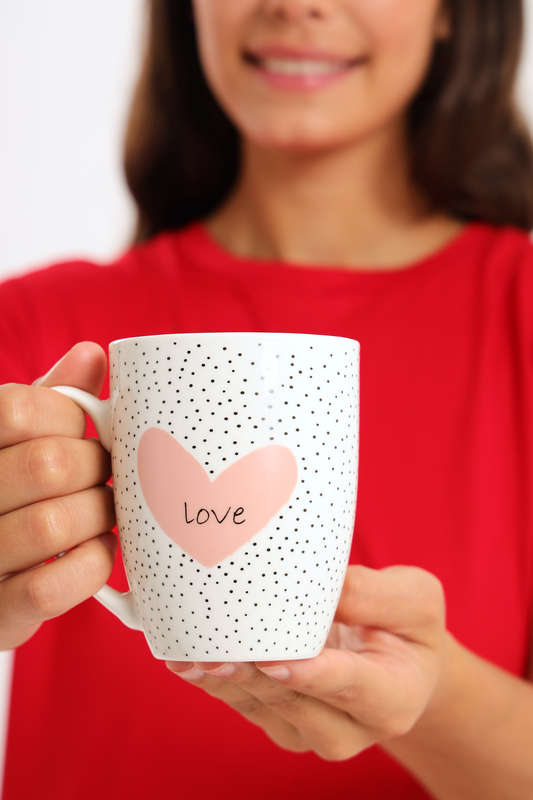 Senza® Valentine's Gift Coffee - Tea Day Mug 400ml