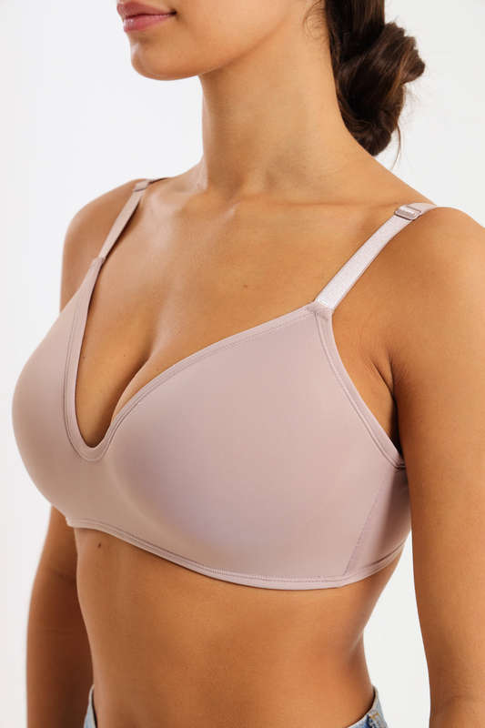 Branded 2 Pack Montelle Plush Wirefree T-Shirt Comfort Bra C-D-DD For Large Bust