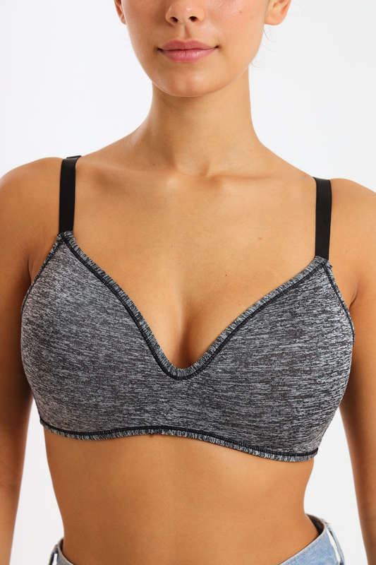 Branded 2 Pack Montelle Plush Wirefree T-Shirt Comfort Bra C-D-DD For Large Bust