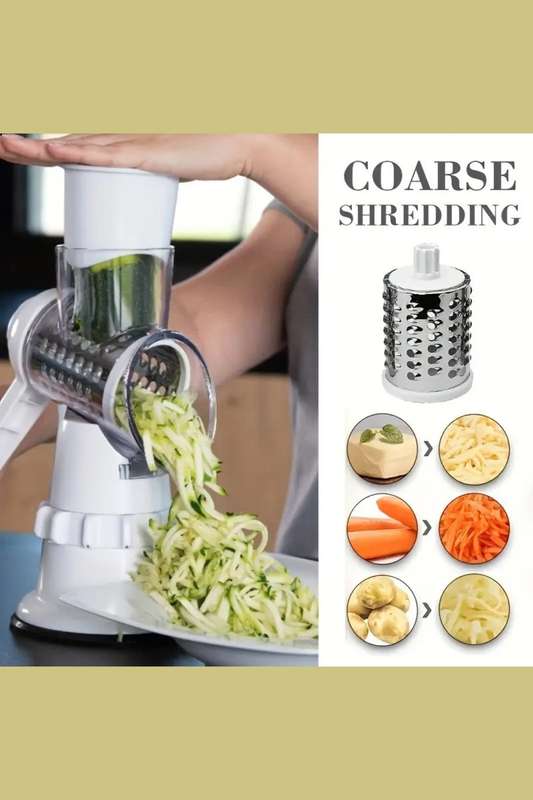 3-in-1 Multifunctional Vegetable Cutter &amp; Cheese Grater